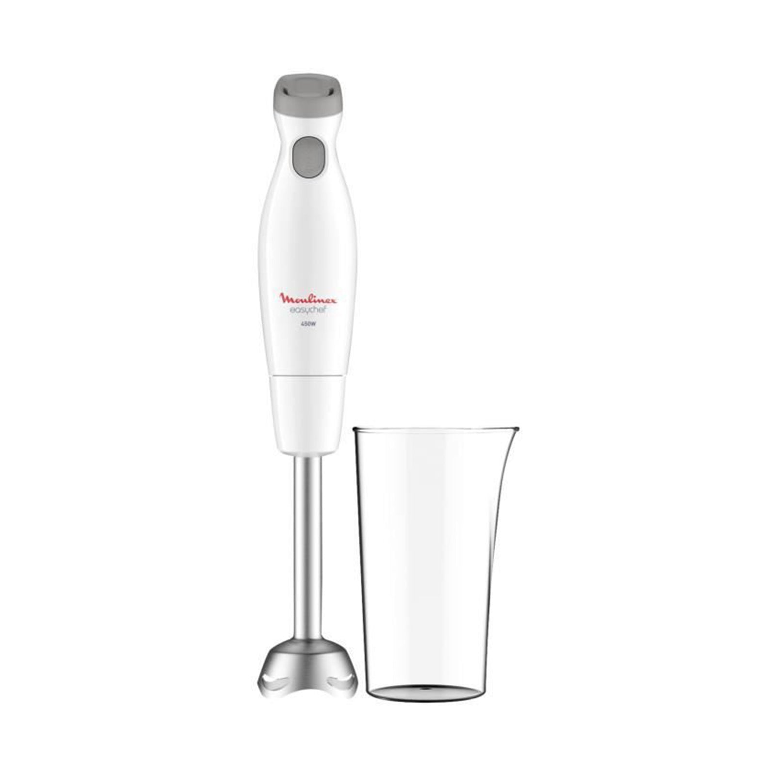Moulinex Hand Blender 450W 2-Speed 0.8L Beaker White MOULINEX